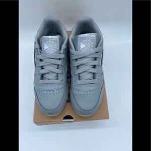 Gently worn Reebok Classic in Grey with Gum Soles